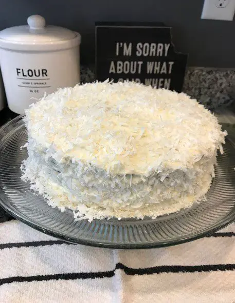 Easy COCONUT CAKE WITH SEVEN-MINUTE FROSTING
